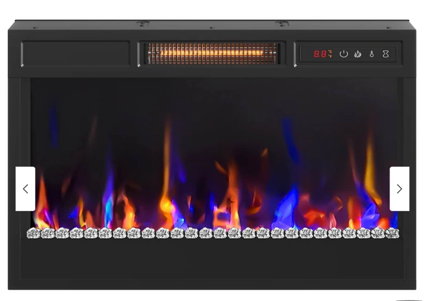 23 inch Electric Fireplace Heater Insert 