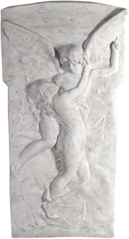 Amour and Psyche Sculptural Wall Décor