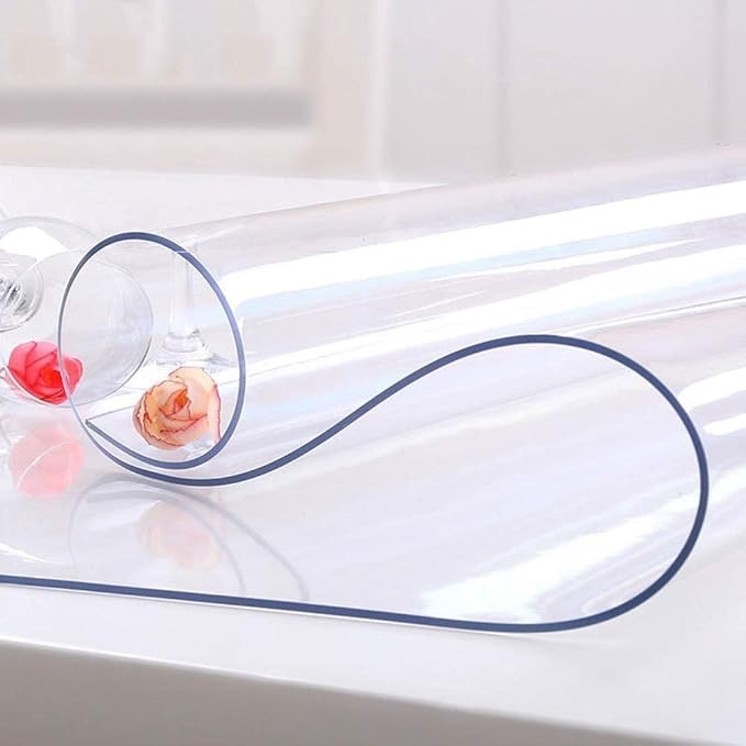 Thick Clear PVC Table Cover Protector - 32 x 48 Inch