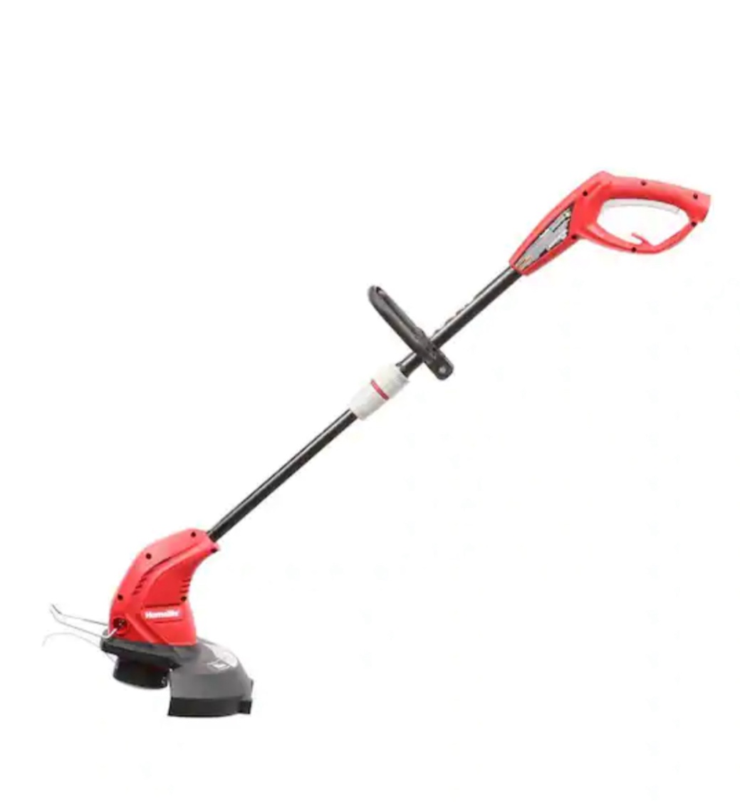 13 in. 4 Amp Straight Electric String Trimmer