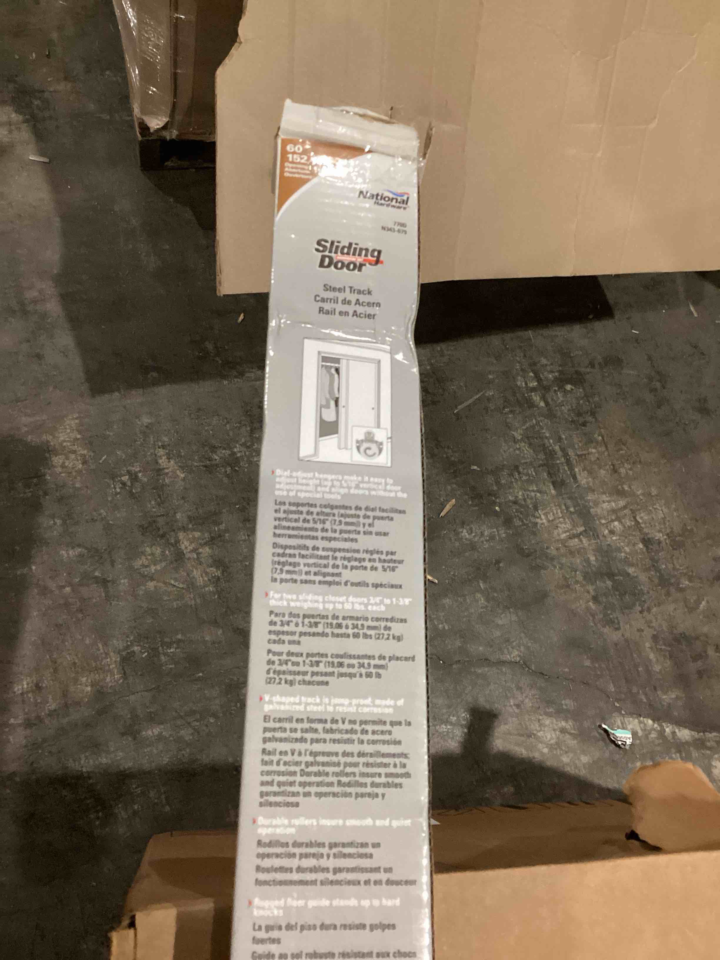 sliding door steel track