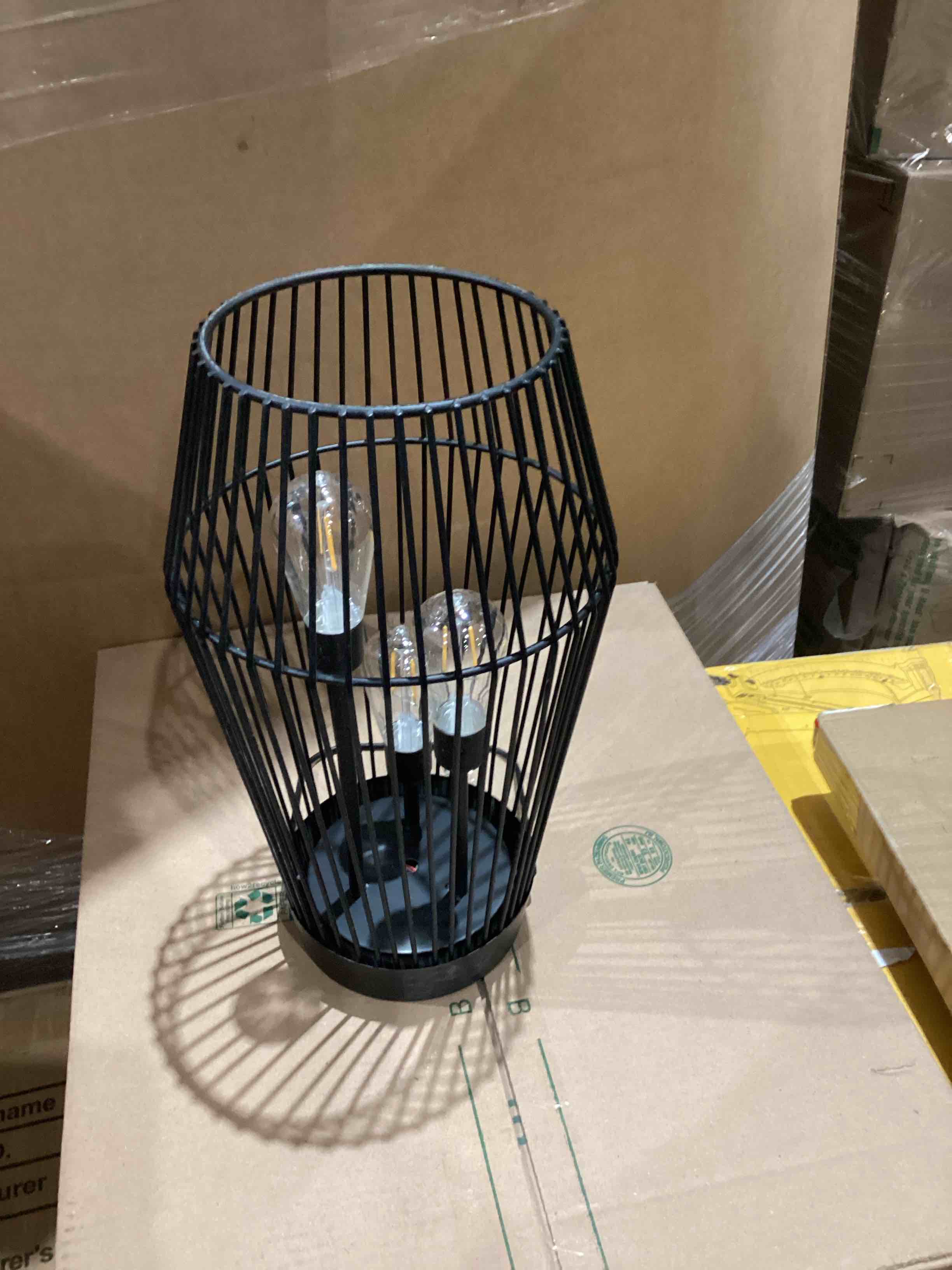 black metal solar outdoor decorative lantern