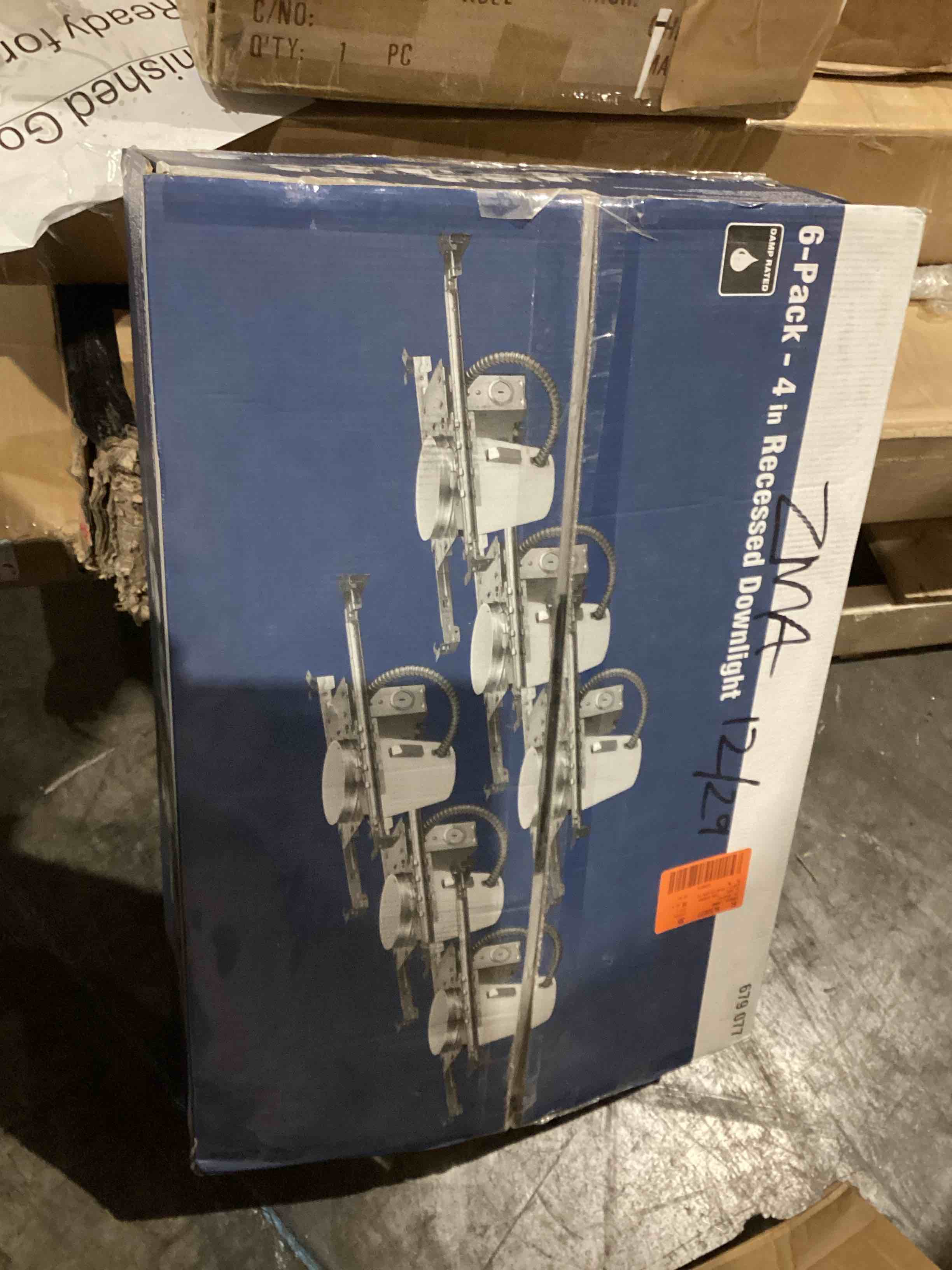 6pk 4in recessed downlight 