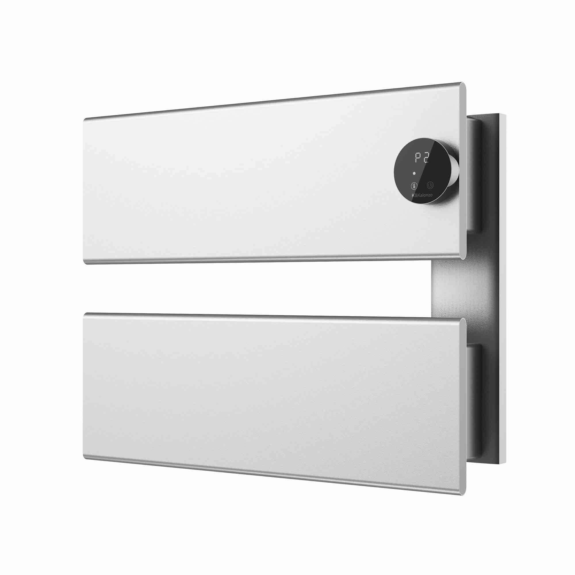 Amazon.com: K&KALONZO Electric Towel Warmer, 18.11"*13.07" Wall-Mounted Towel Heater with Built-in Timer, Waterproof Aluminum Towel Warmer for Bathroom, Support 
