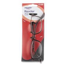 Equate Reader Glasses with Case, Steel Gray, 