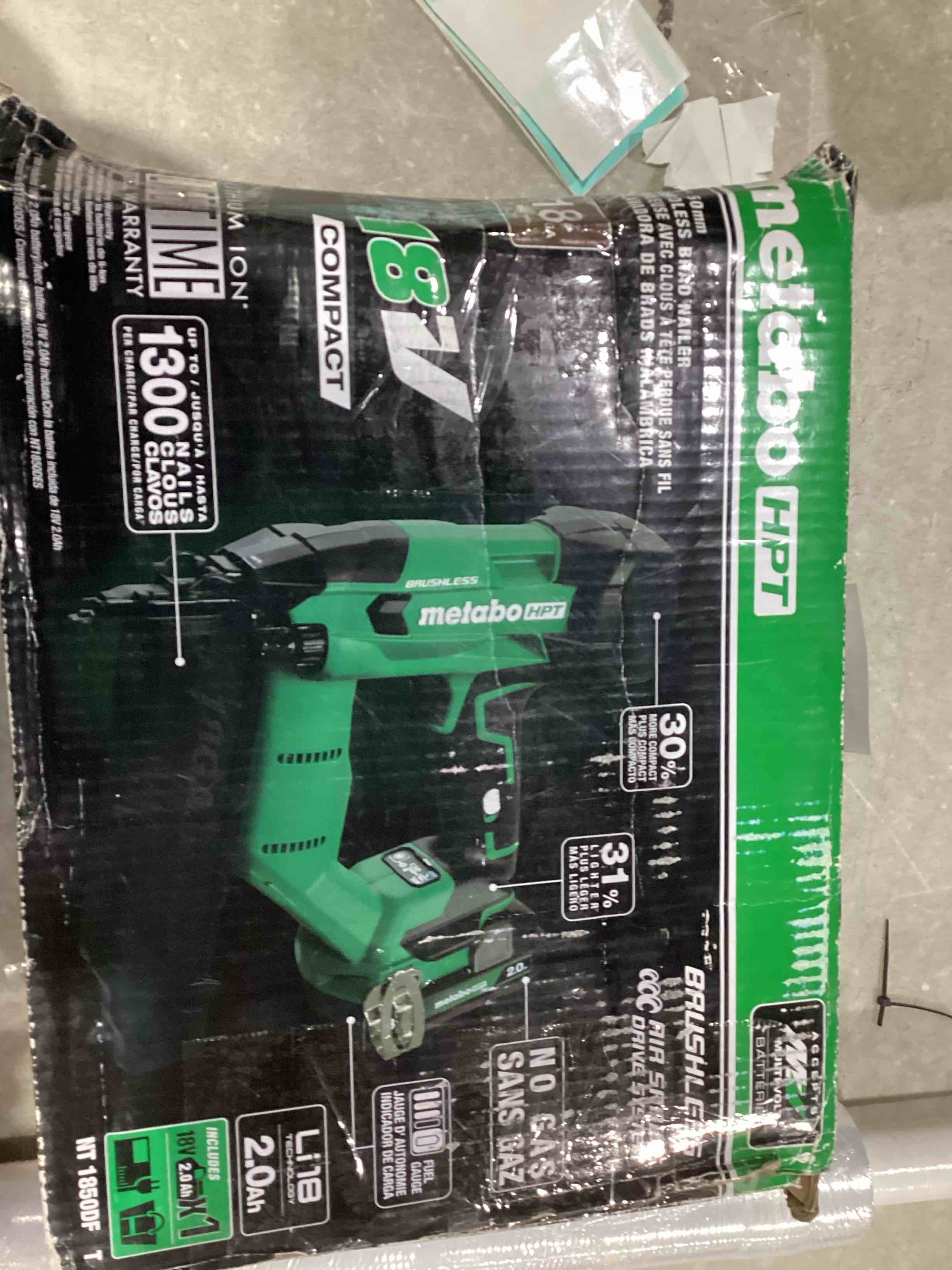metabo hpt cordless Brad nailer 