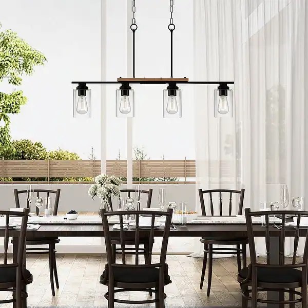 3 Light Kitchen Island Linear Pendant Light Fixture Matte Black - On Sale - Bed Bath & Beyond - 40888486 Images may be subject to copyright. Learn More