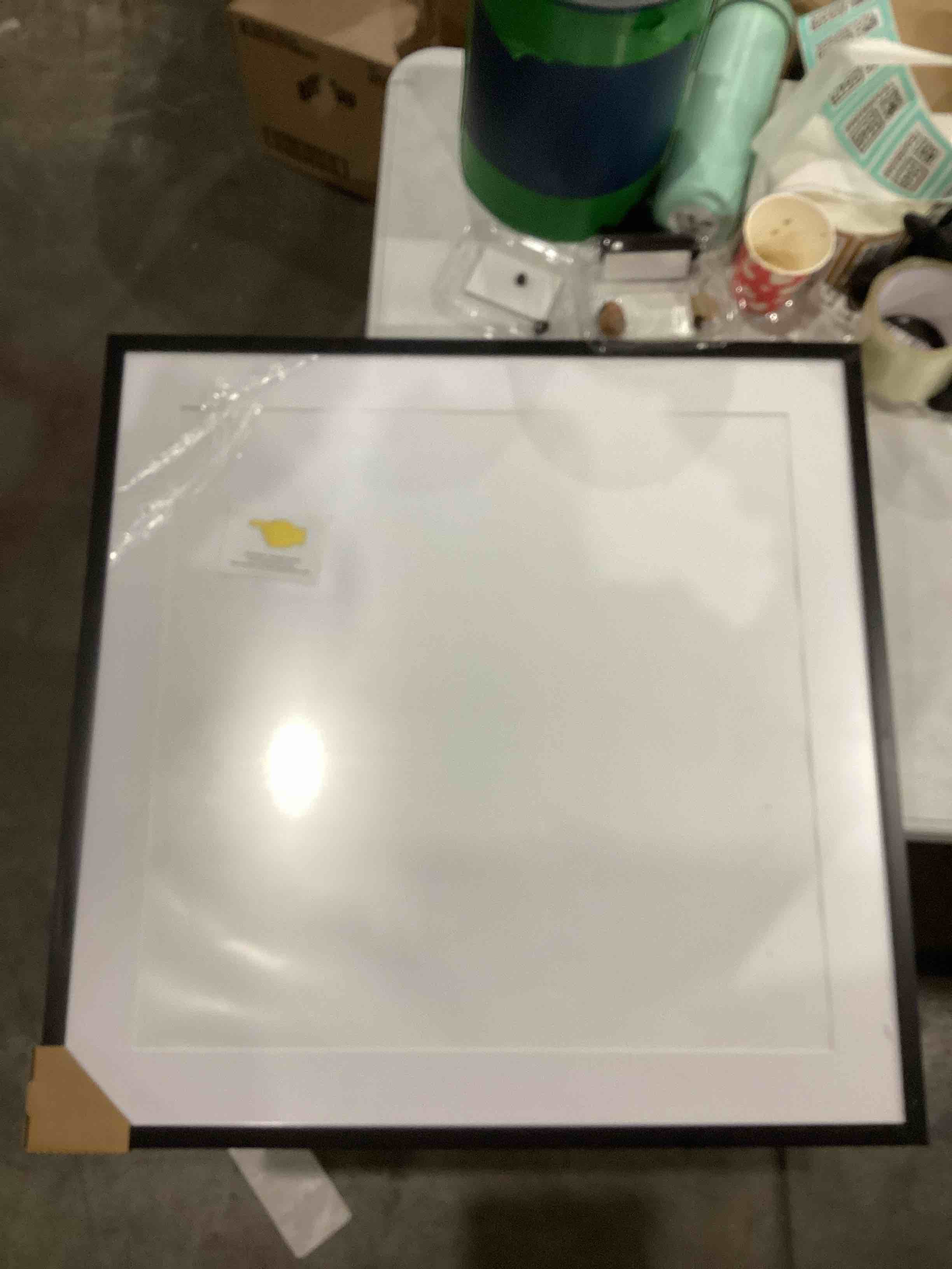 VNVNK 24x24 Frame Black, Perfect for 24x24 Inch Picture without Mat or 20x20 Inch Picture with Mat, Home Wall Decor Picture Frame-1 PCS