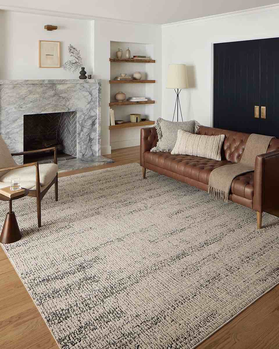 Loloi II Darby Collection DAR-02 Oatmeal/Charcoal 2'-7" x 10'-0" Runner Rug Visit the Loloi Store