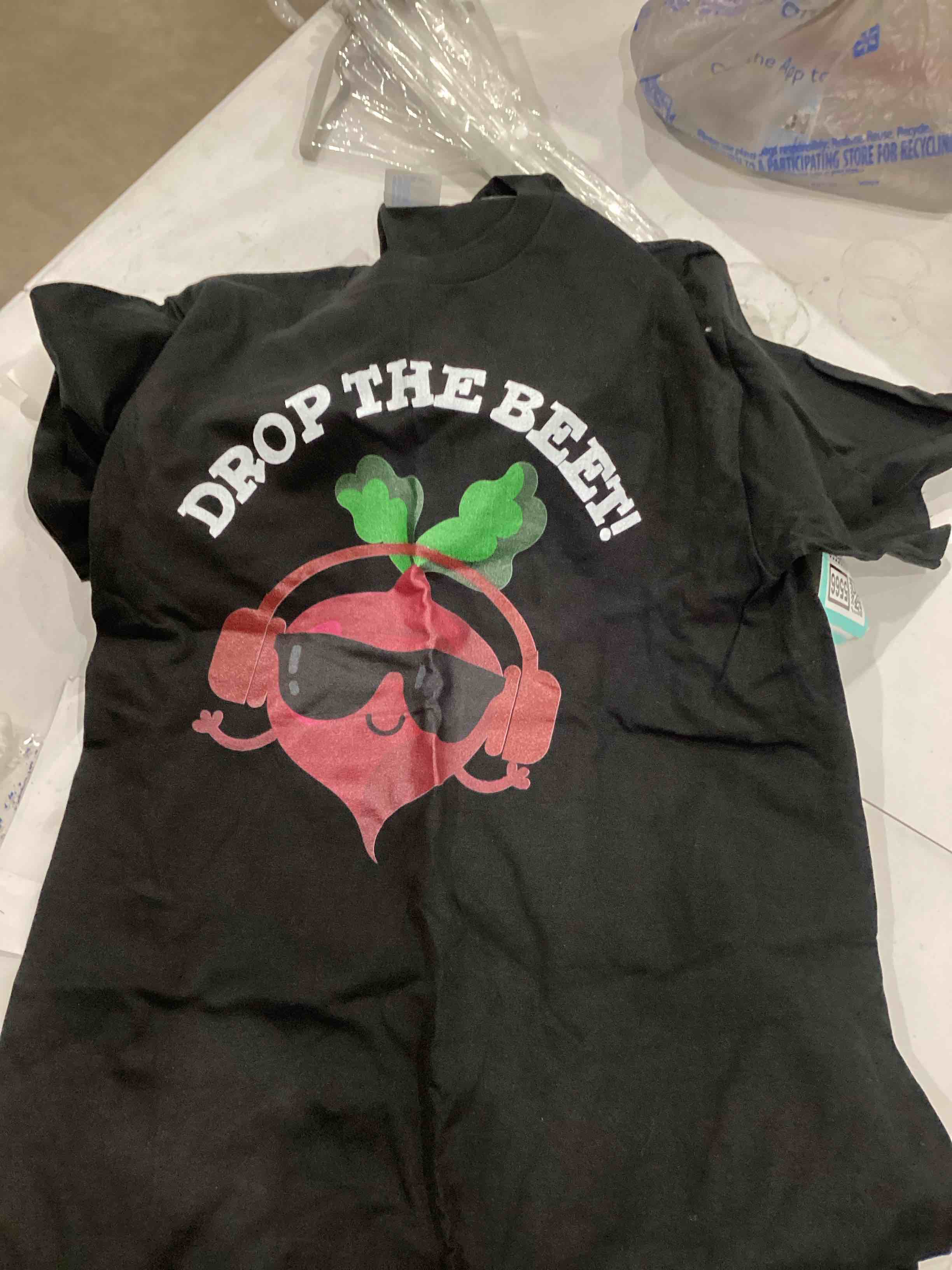 Drop The Beet Funny Veggie Pun T-Shirt
