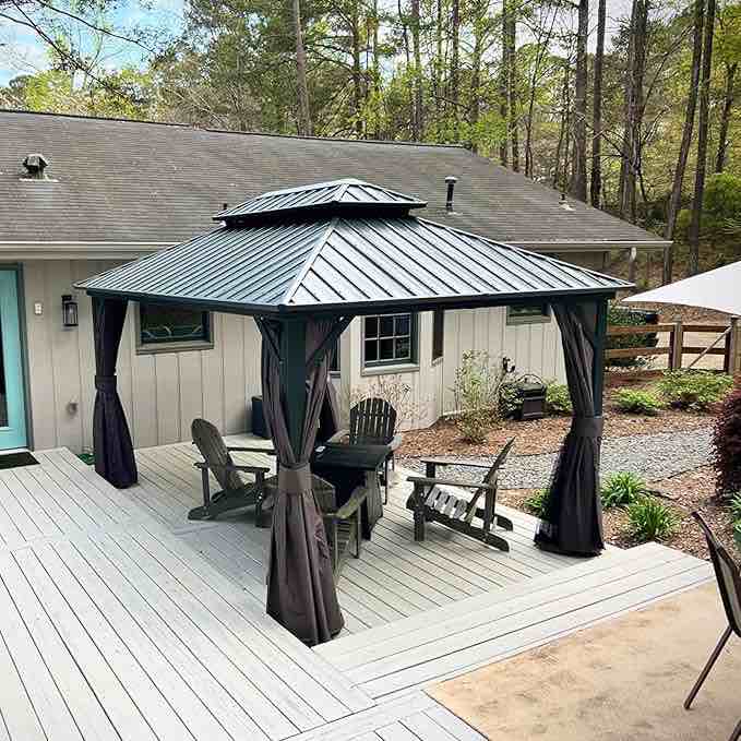 Gazebo * similar to stock photo , INCOMPLETE missing second box * 