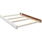 *similar to stock photo*antique white finish metal queen rails and slats kit