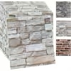 *similar to stock photo*brown*3D Wall Panels Peel and Stick Foam with Brick Wallpaper Peel and Stick Faux Stone Wall Panel Self-Adhesive