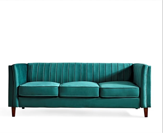 *similar to stock photo*rose*missing box1*US Pride Furniture Line Tufted Square Design Sofa