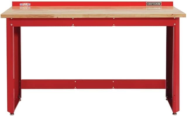 craftsman 2000 series workbench, 6-foot wide with butcher block top, customizable (cmst27200r) (b07qg4fjsy)