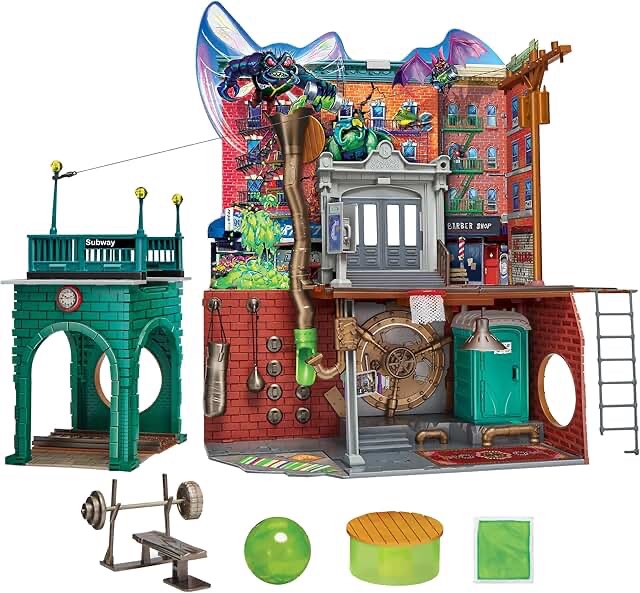 teenage mutant ninja turtles: mutant mayhem sewer lair playset