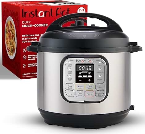 instant pot duo mini 3-quart  electric pressure cooker  7-in-1 yogurt maker  food steamer  slow cooker  rice cooker & more