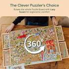 1500 piece wooden jigsaw puzzle table - 6 drawers, puzzle board | 27” x 35” jigsaw puzzle board portable - portable puzzle table | for adults and kids (b08l8g419f)