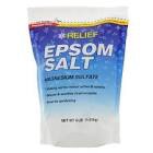 Relief Epsom Salt 4 Lbs. Magnesium Sulfate Minor Muscle Aches & Sprains Or Garden EXP 2024