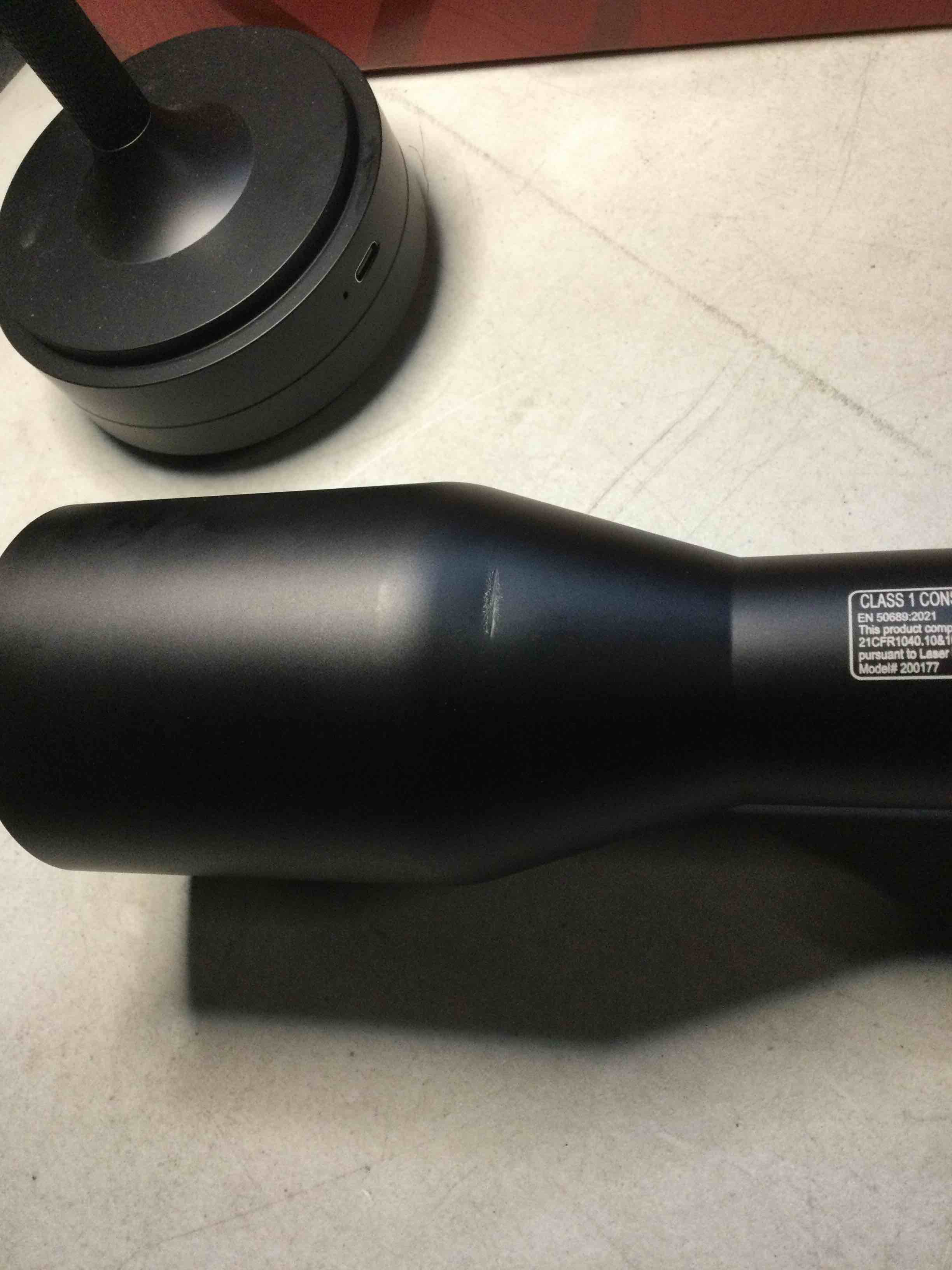 Condition photo showing As Is for BURRIS Eliminator 6 4-20x52mm, X177, Black (200177)(DAMAGED)