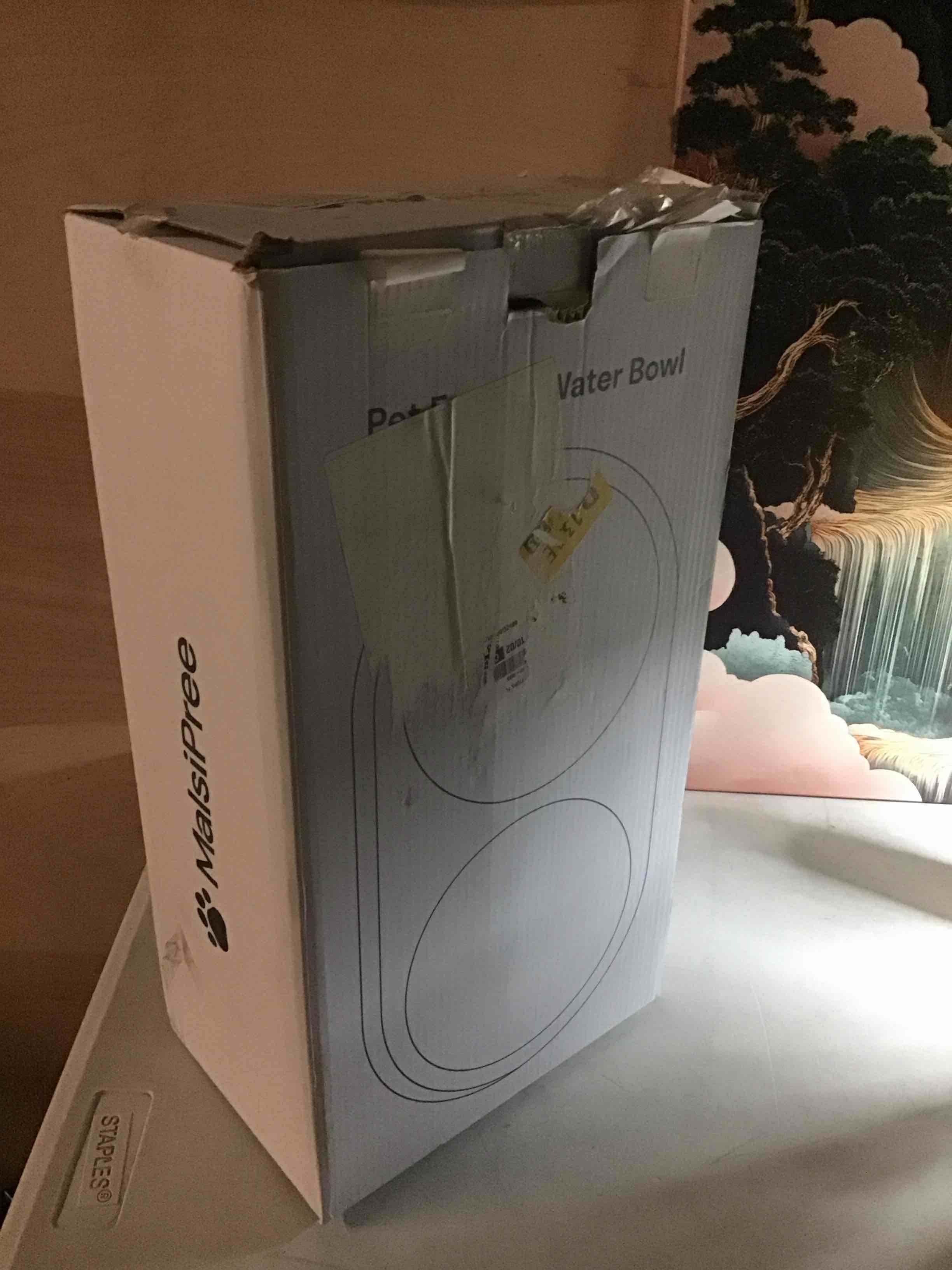 Condition photo showing Good Condition for Neater Feeder Express Mess Proof Dog Bowls Elevated for Medium to Large Sized Breed, No Spill Raised Dog Food Bowl Stand, Stainless Steel Food and Water Bowl Set, Pet Dish Feeding Station, Almond