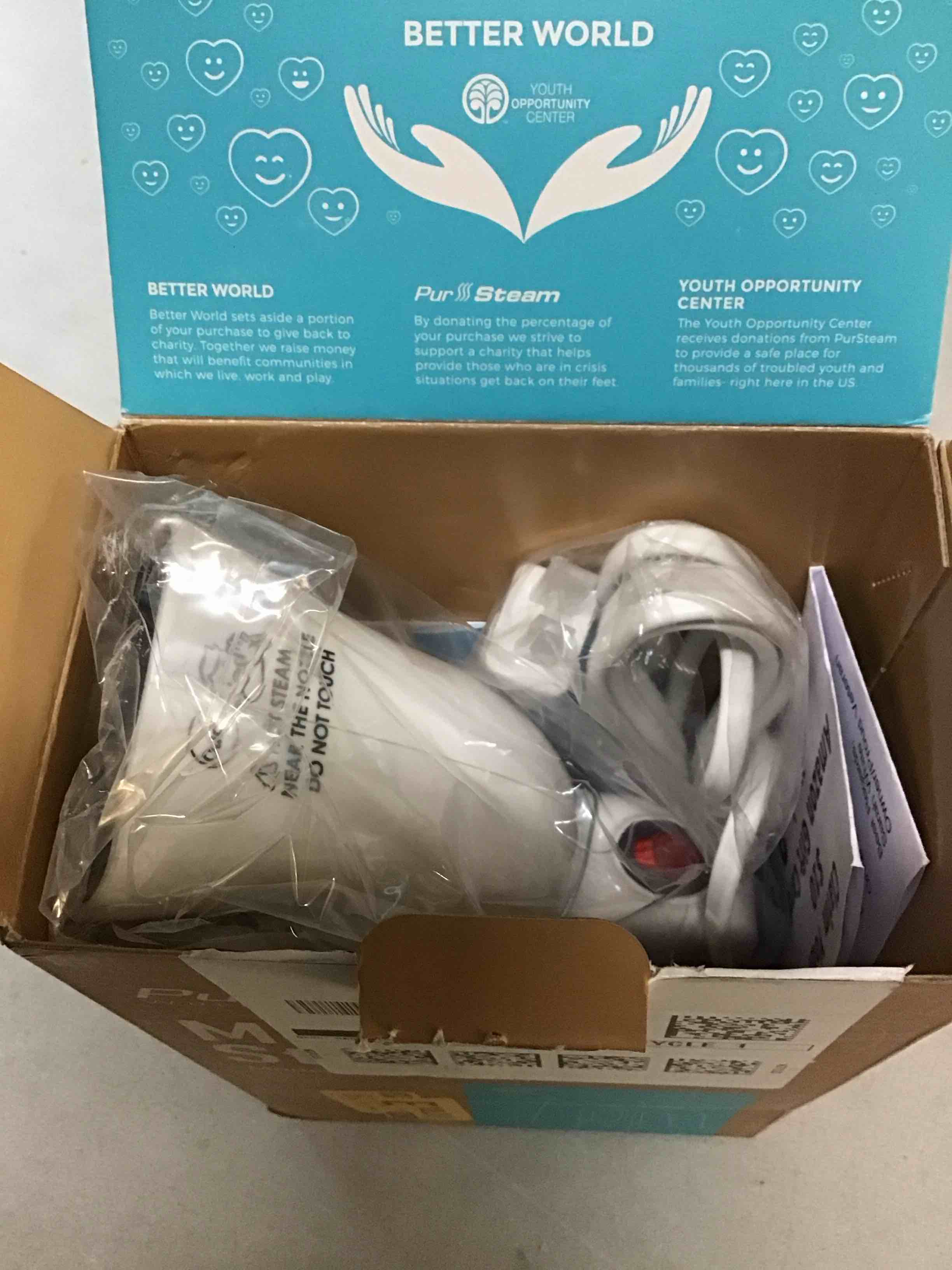 Condition photo showing New/Like New for PurSteam Handheld Steamer for Clothes - Portable Garment Wrinkle Remover for Travel and Home Use - Fast Heating with Auto Shut Off and Leak Proof Design [Upgraded Version]