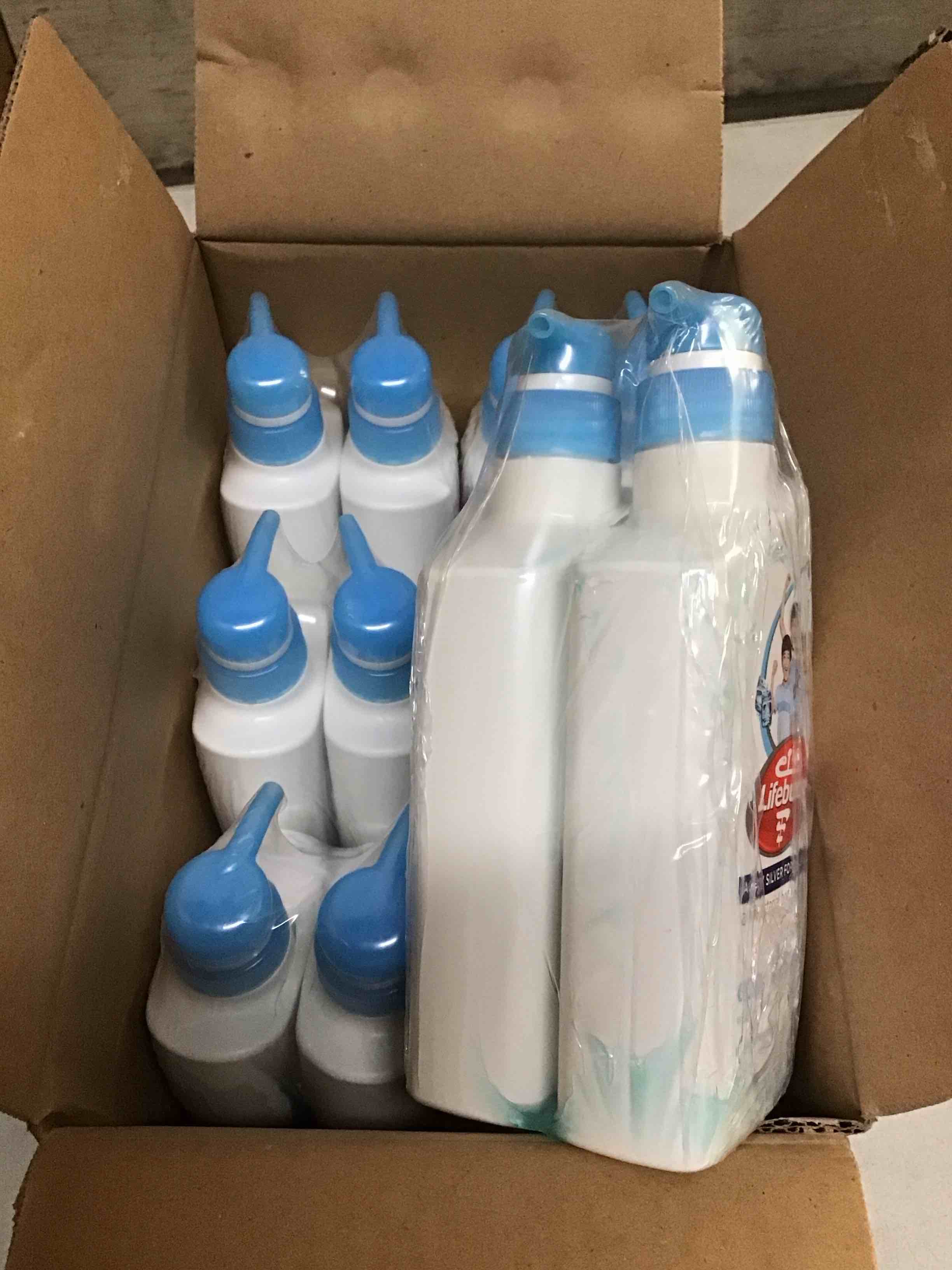 Condition photo showing As Is for 12-Pack of LIFEBUOY 12 Hours Freshness Cool Fresh Body Wash 950ml