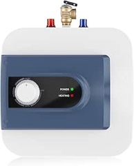 Electric Mini Tank Water Heater, 2.64Gallon Under Sink On Demand Hot Water Heater, Wall or Floor Mou