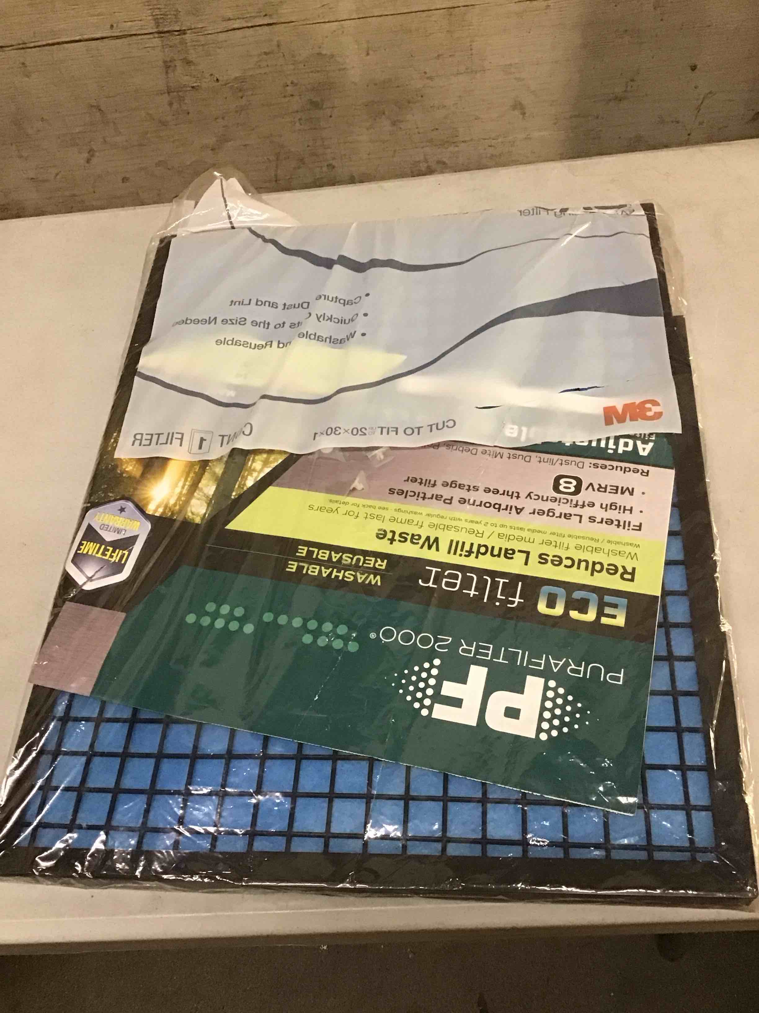 Condition photo showing Good Condition for Filtrete 20 x 30 x 1 Washable MERV 1 Basic Cut to Fit Adjustable Air Filter