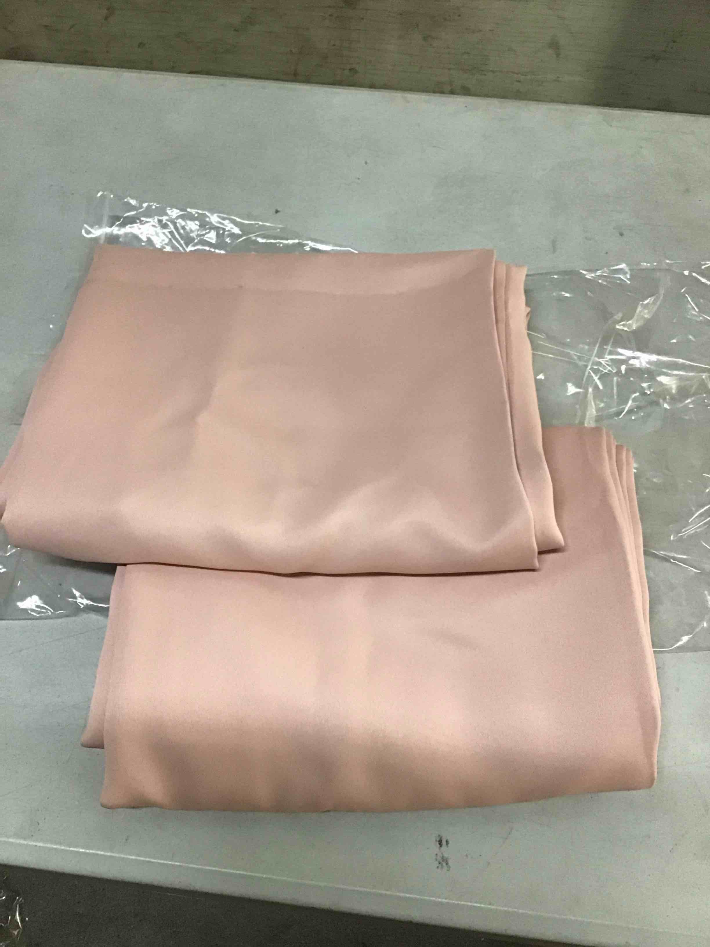 Condition photo showing Good Condition for Blush Pink Curtains for Bedroom 84 inches Long 2 Panels Set, Blackout Curtains for Living Room with Rod Pocket, Each 50" Wx84 L