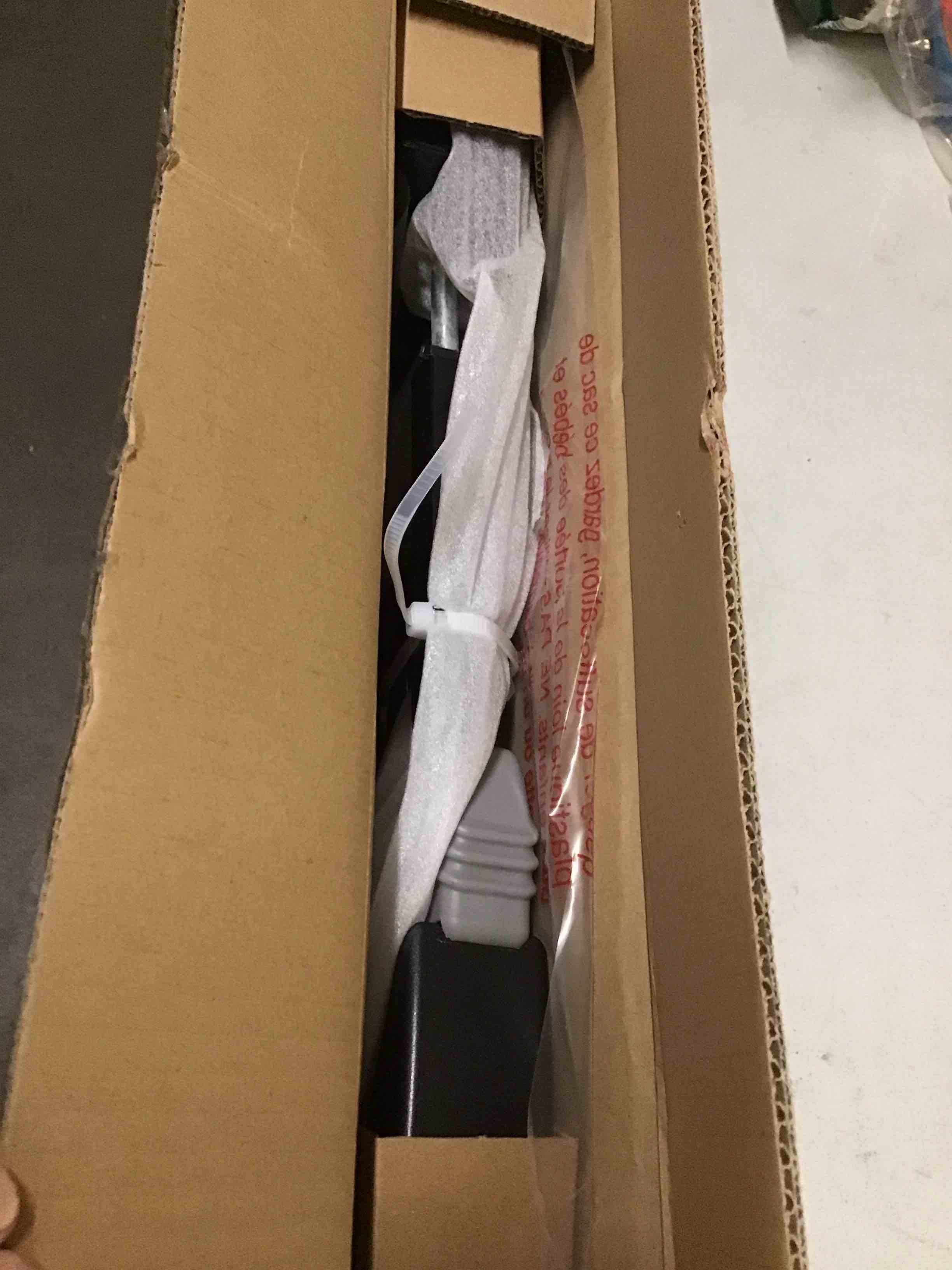 Condition photo showing Good Condition for Regalo Safety 36" Extra Tall Baby Gate for Doorways & Bottom of Stairs, Pressure Mounted Walk Through Gate for Babies, Toddlers & Pets, Tested & Safe for 30 Years, American Designed, American Owned Black 29-36.5"W x 36"H