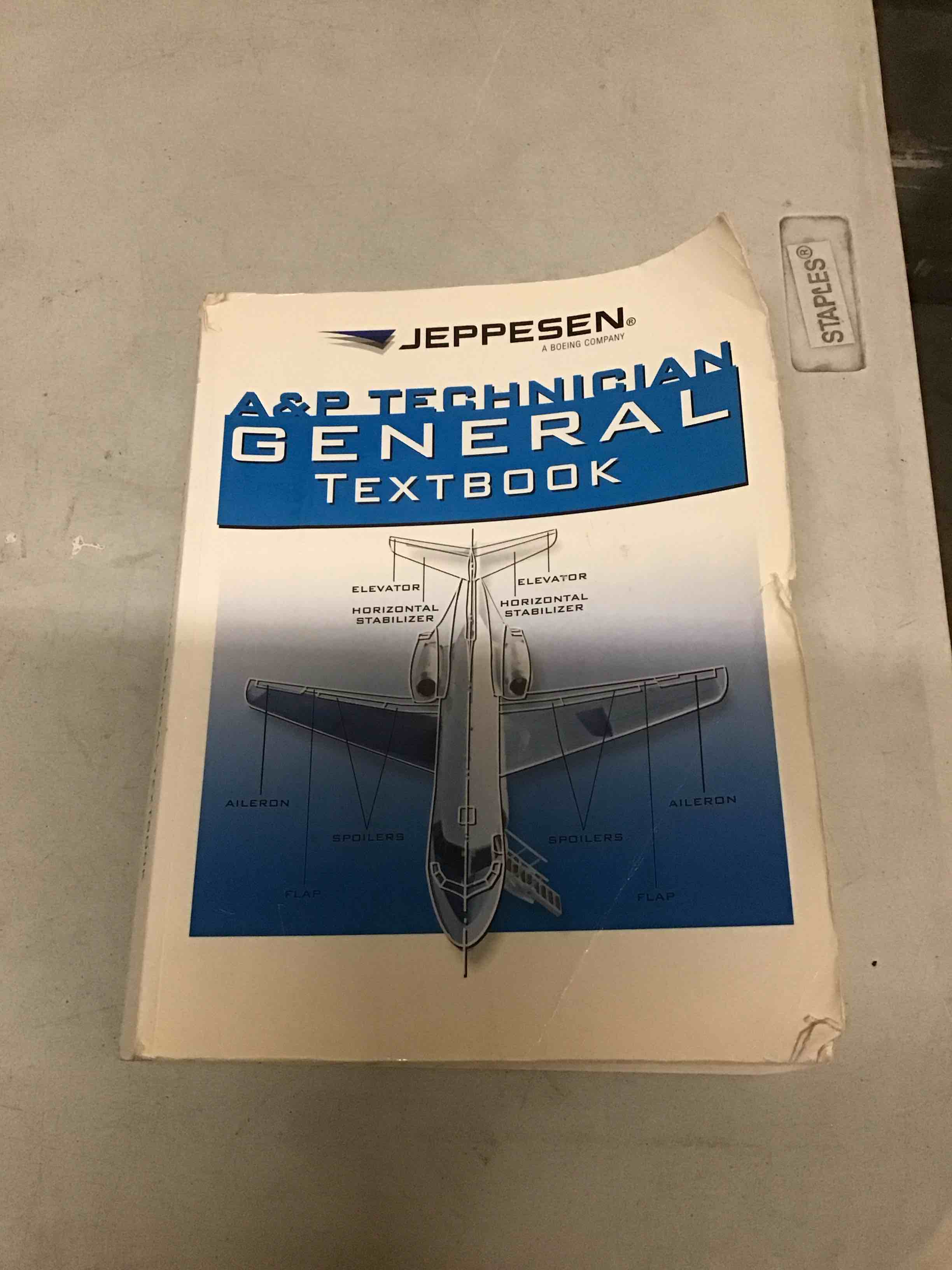 Condition photo showing As Is for A&P Technician General Textbook