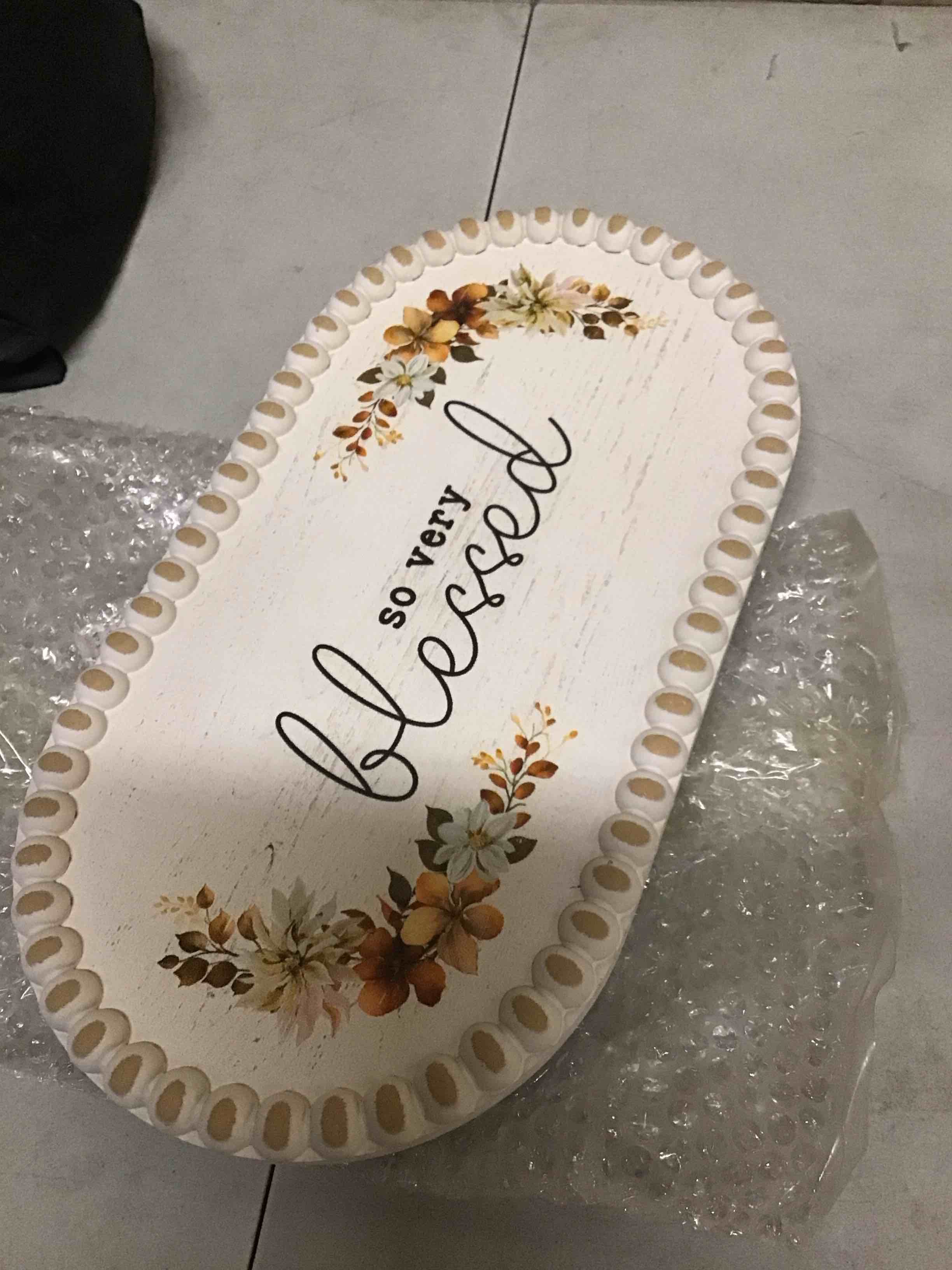 so very blessed decorative tray