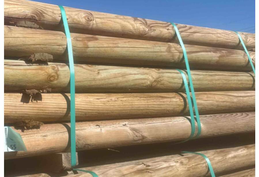 6 ft. Treated Wood Fence Post (bid per post)