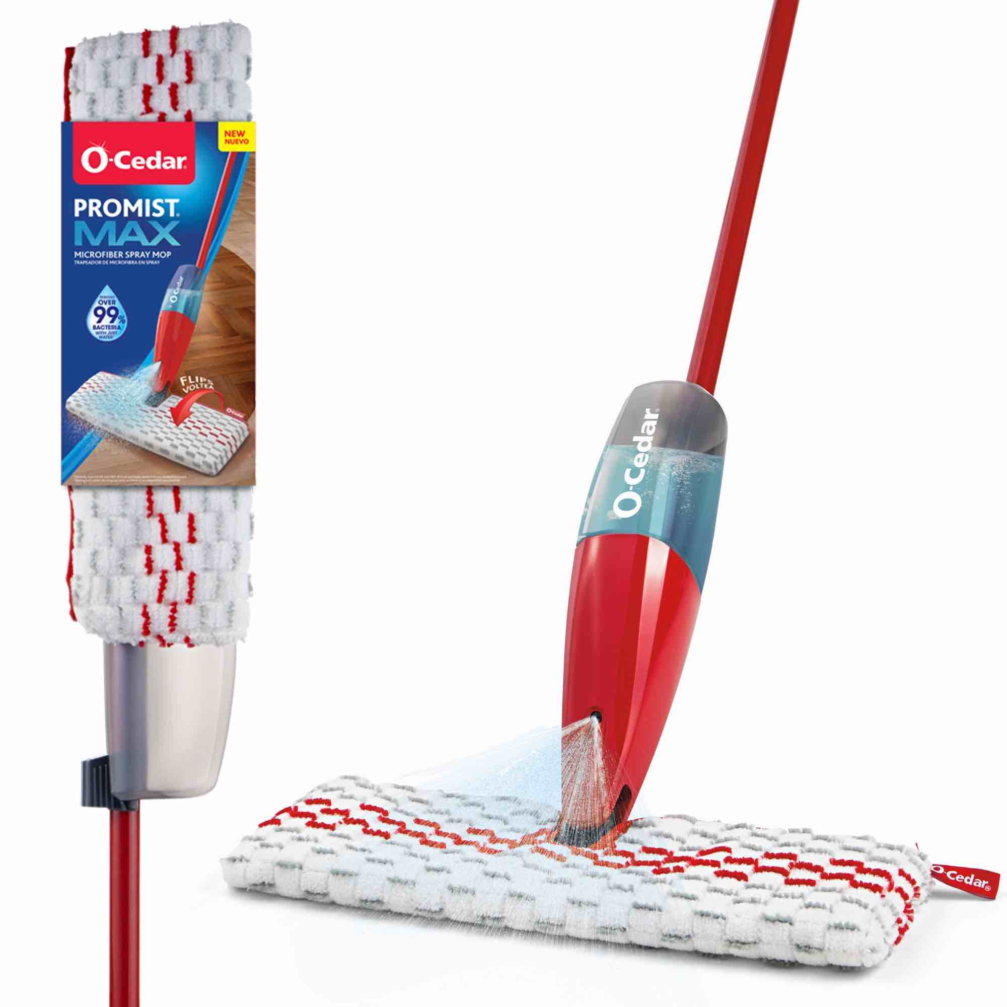 (incomplete pole only) O-Cedar ProMist® MAX Microfiber Spray Mop, Reusable and Machine Washable Mop Pad