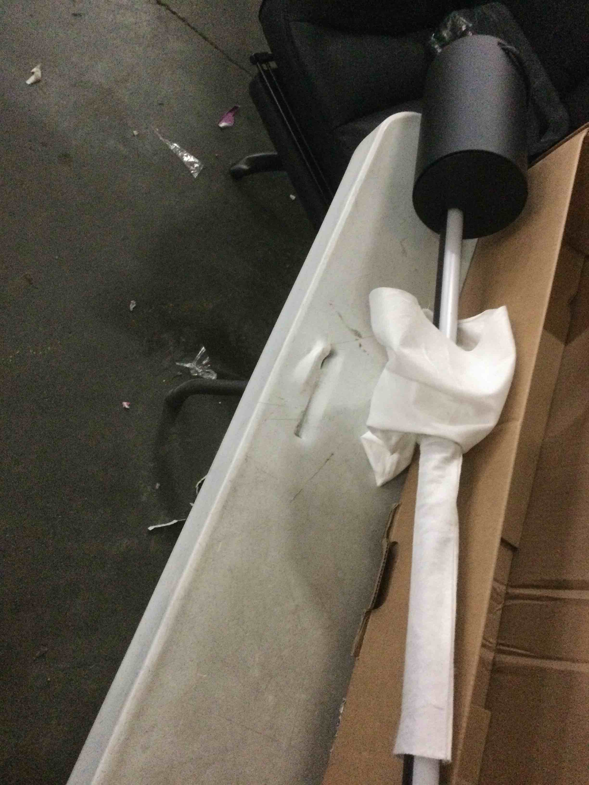 Condition photo showing As Is for Philips Hue Signe Smart Color Changing Floor Lamp, Black, White and Color Ambiance, Pack of 1, Control with Hue App, LED Floor Lamp Works with Alexa, Google Assistant, and Apple Homekit Black 1 Pack