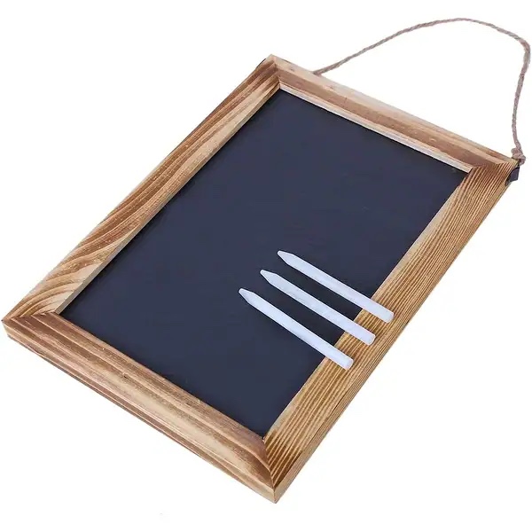 7X10 Inch framed slate kitchen chalk board 