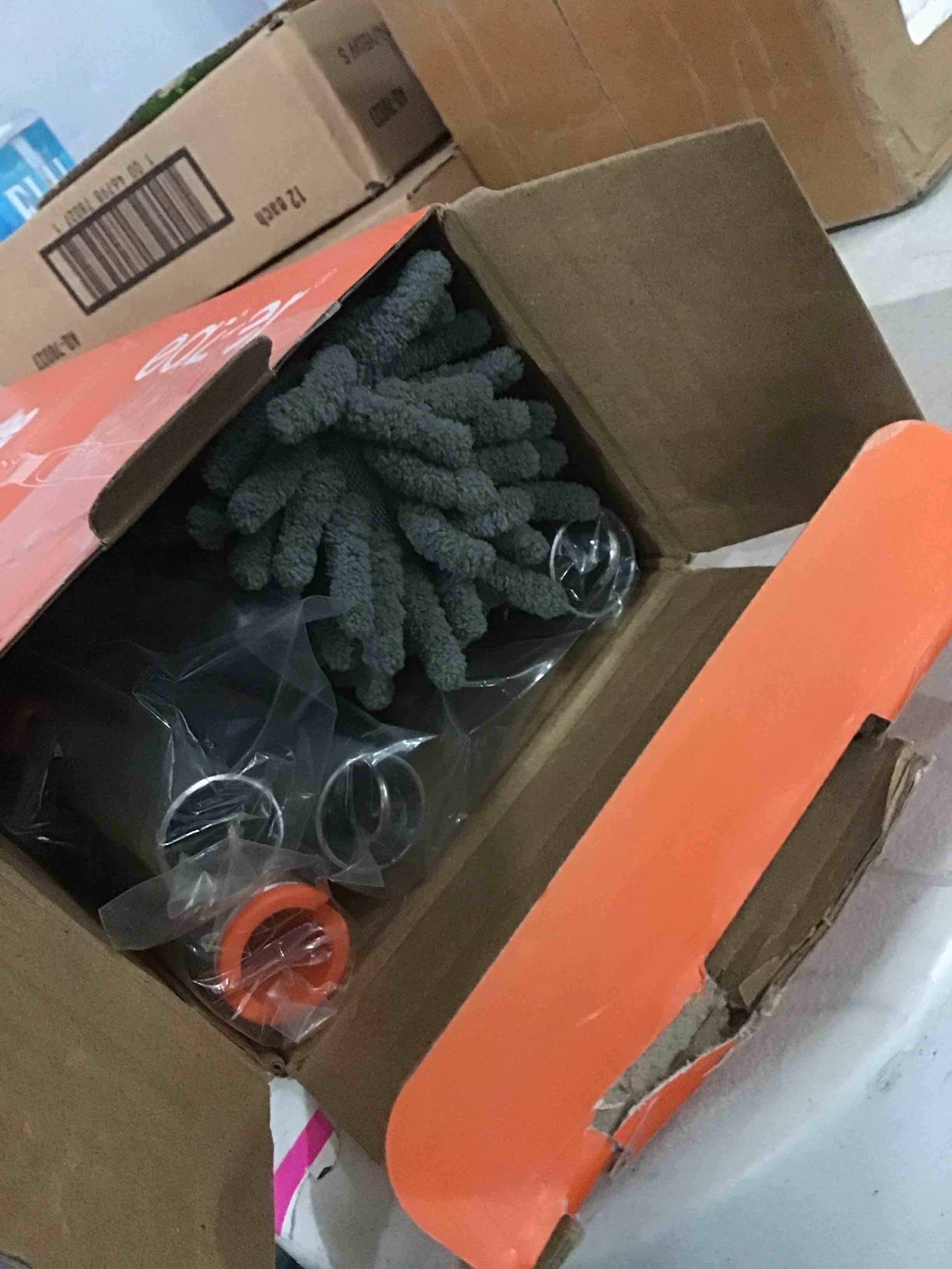 Condition photo showing Good Condition for eazer Squeegee Window Cleaner 2 in 1 Rotatable Cleaning Tool Kit with Extension Pole, 62‘’ Telescopic Washing Equipment Bendable Head, for Home Car Glass - 4 Pads window squeegee 2.0