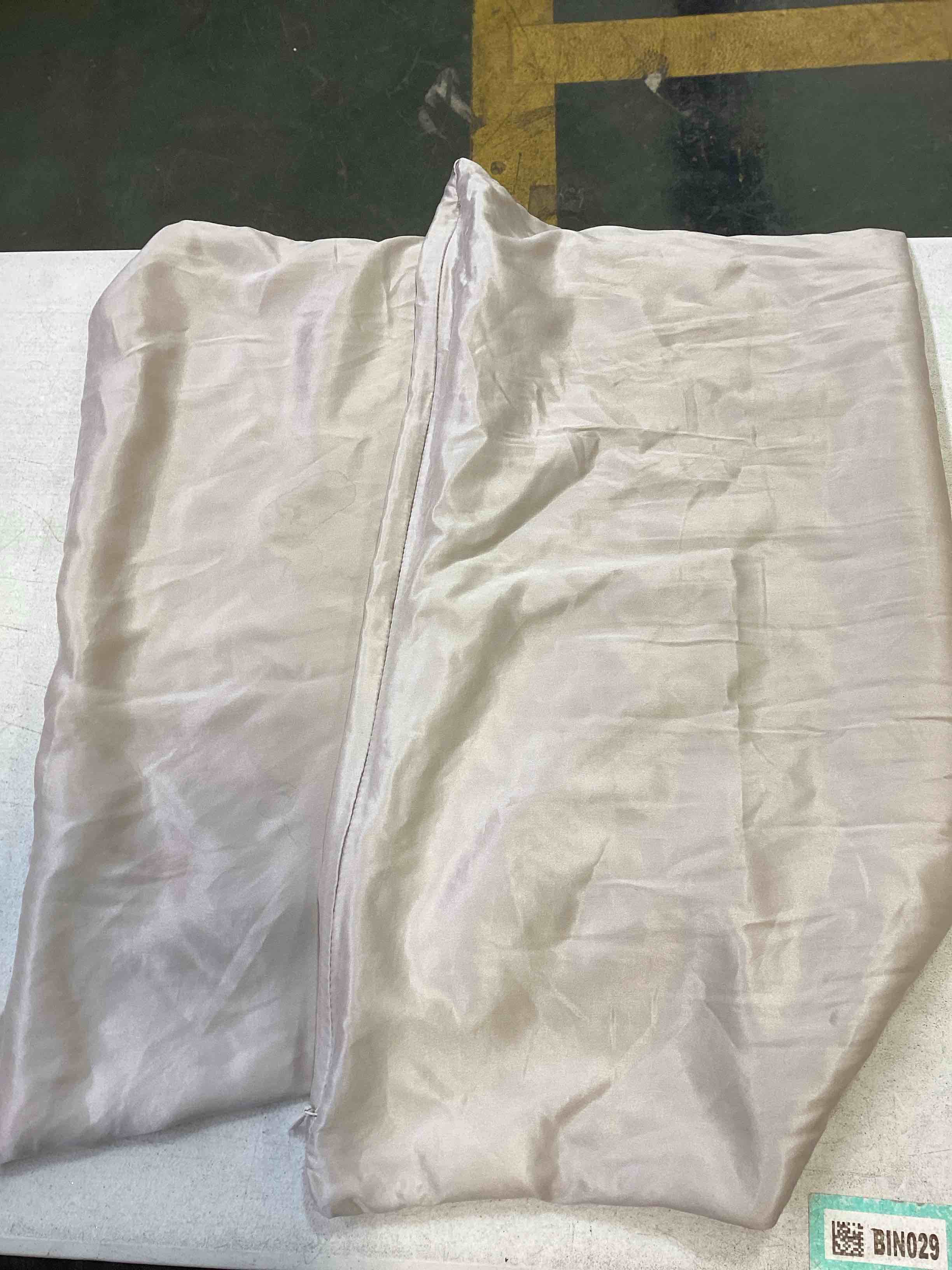 Condition photo showing As Is for 100% Mulberry Silk Pillowcase, Standard, Champagne