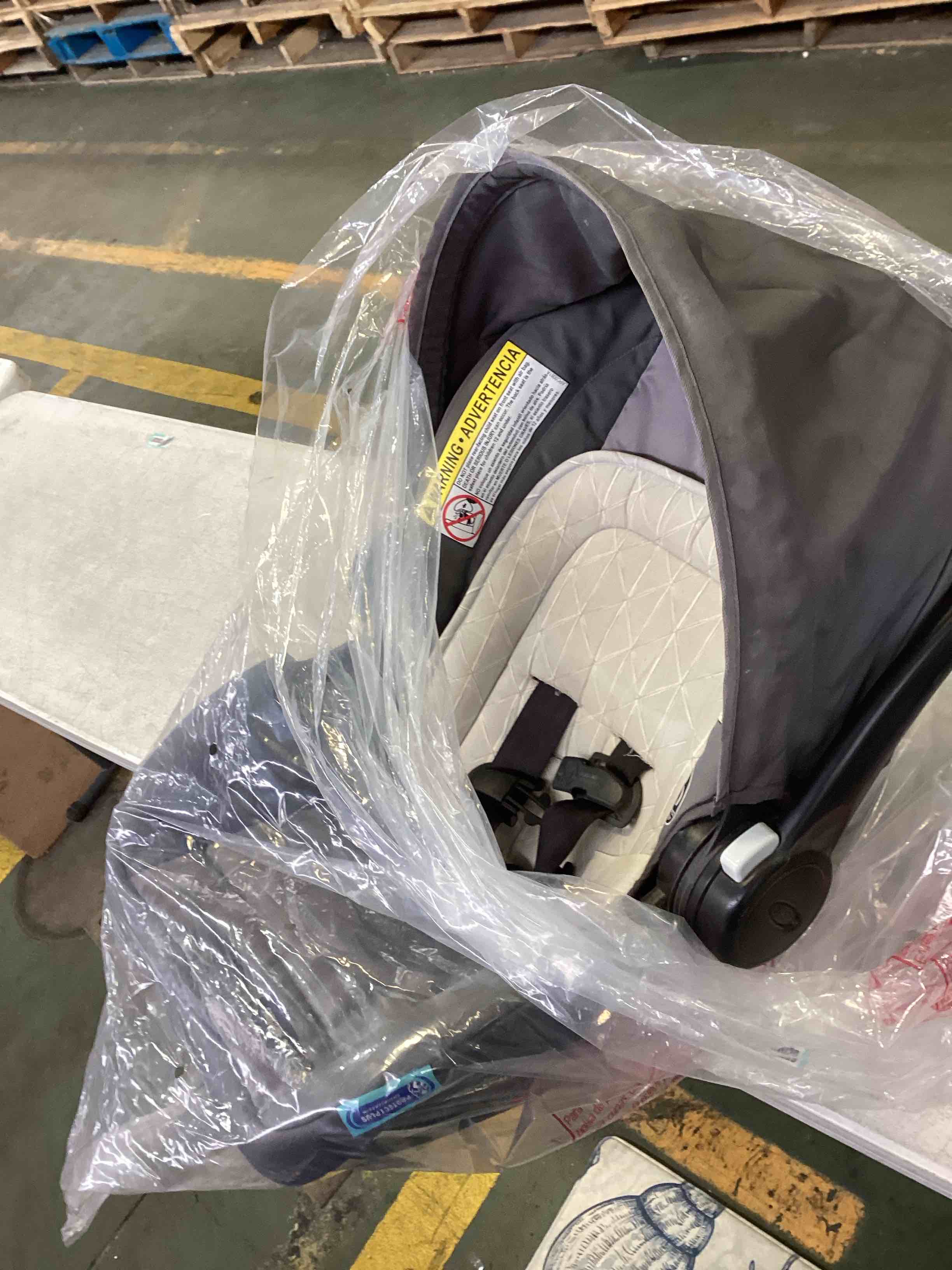 Condition photo showing As Is for Baby Trend EZ-Lift PLUS Infant Car Seat, Ultra Grey
