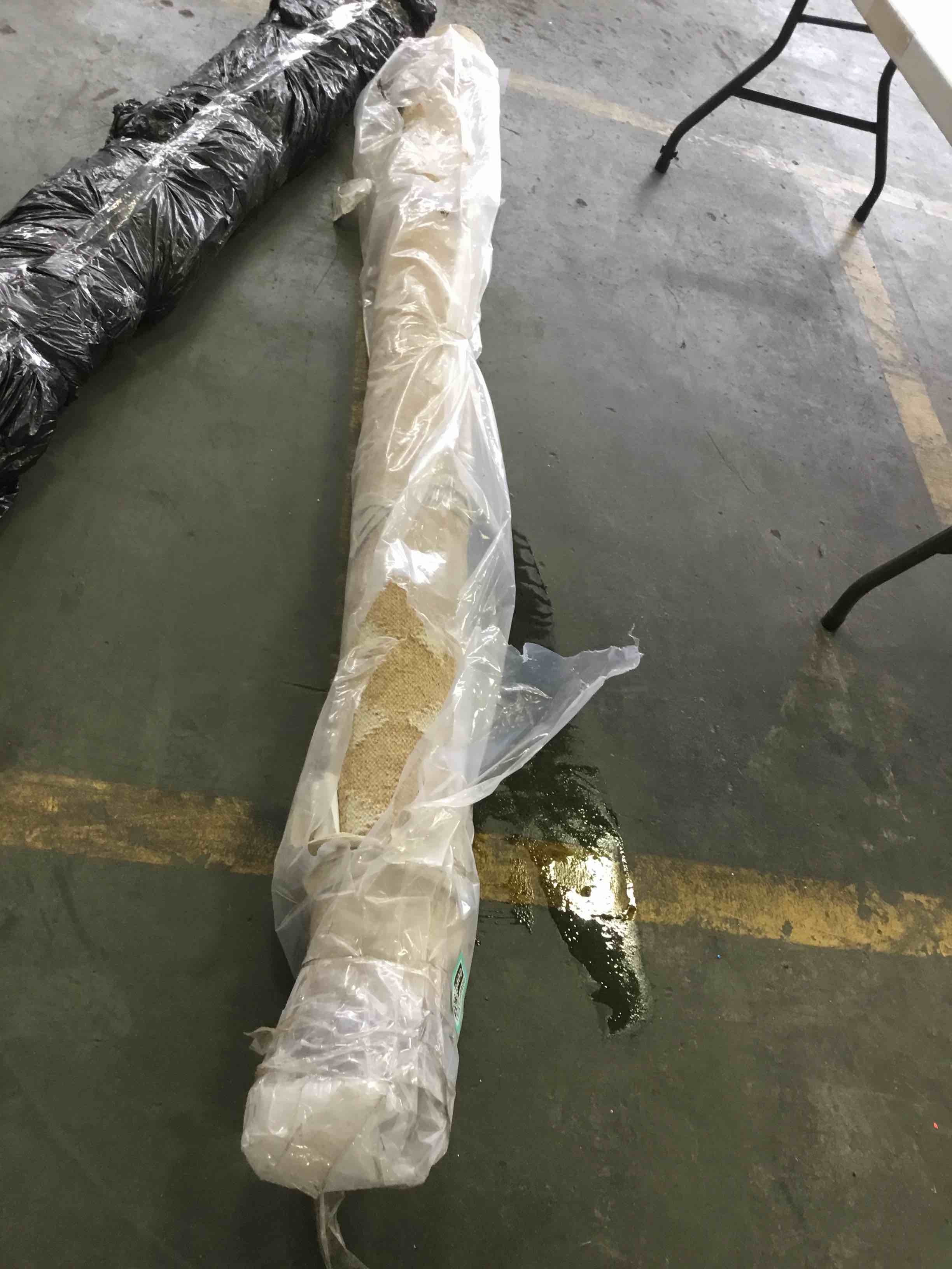 Condition photo showing As Is for Shay Wool Kilim Rug, Natural, 8' x 10'