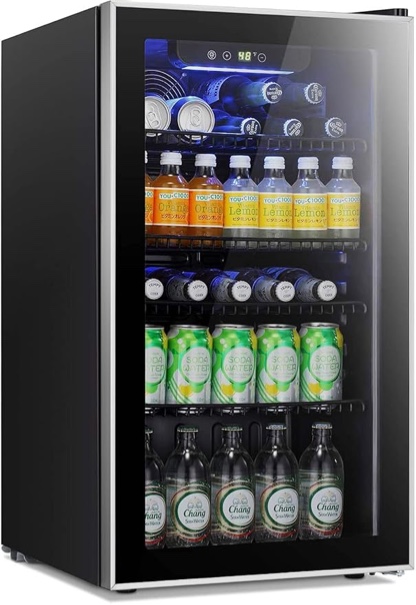 Antarctic Star Beverage Refrigerator Cooler 3.2cu.ft