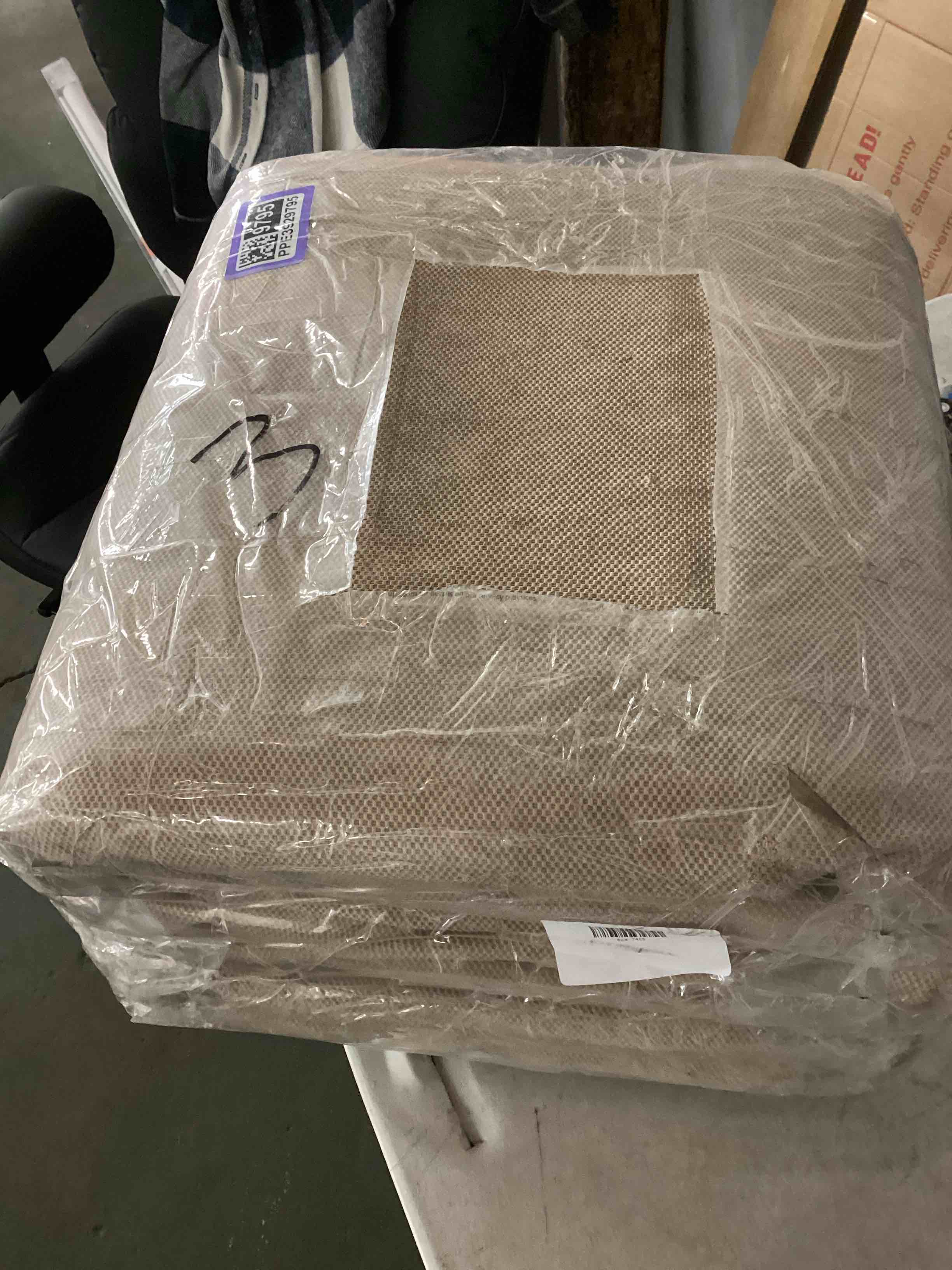 Condition photo showing Good Condition for Premium Low Profile Rug Pad, Grey Multi, 9' x 12'