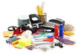 assortment of office supplies 