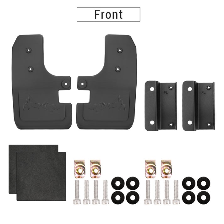 ford bronco mud flaps (front)
