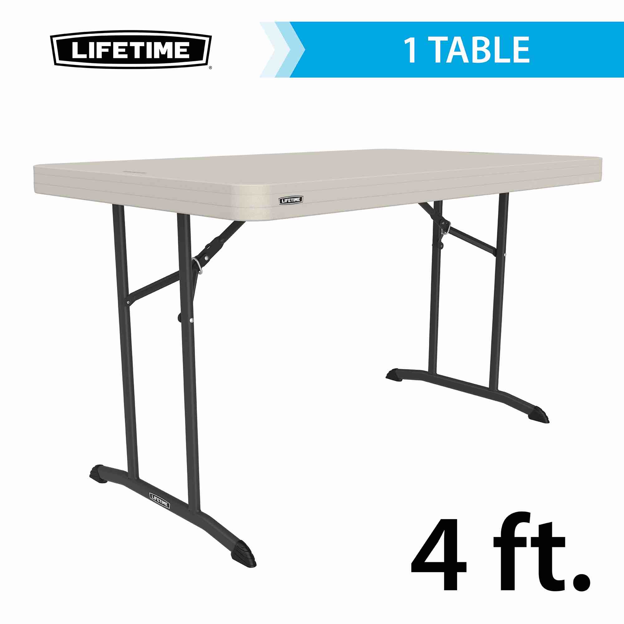 Lifetime 4-Foot Folding Table