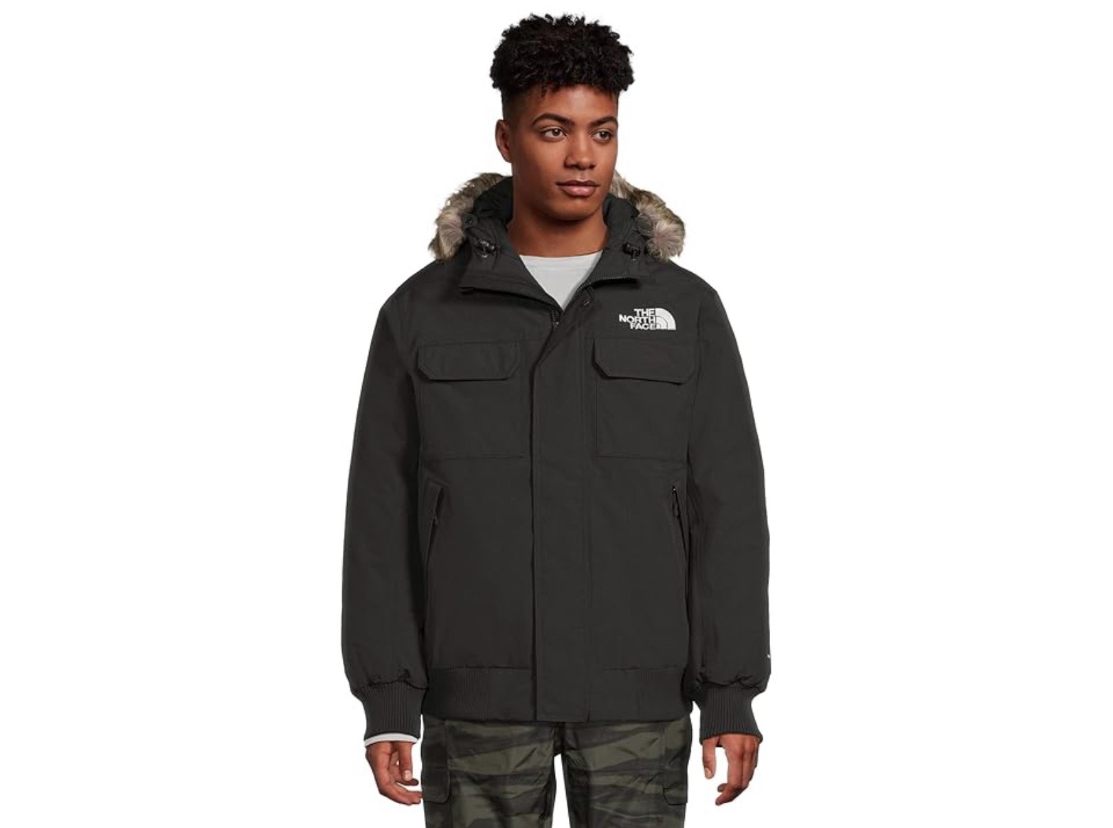 the north face mcmurdo bomber men's clothing tnf black/tnf black : xl, polyester/nylon/elastane