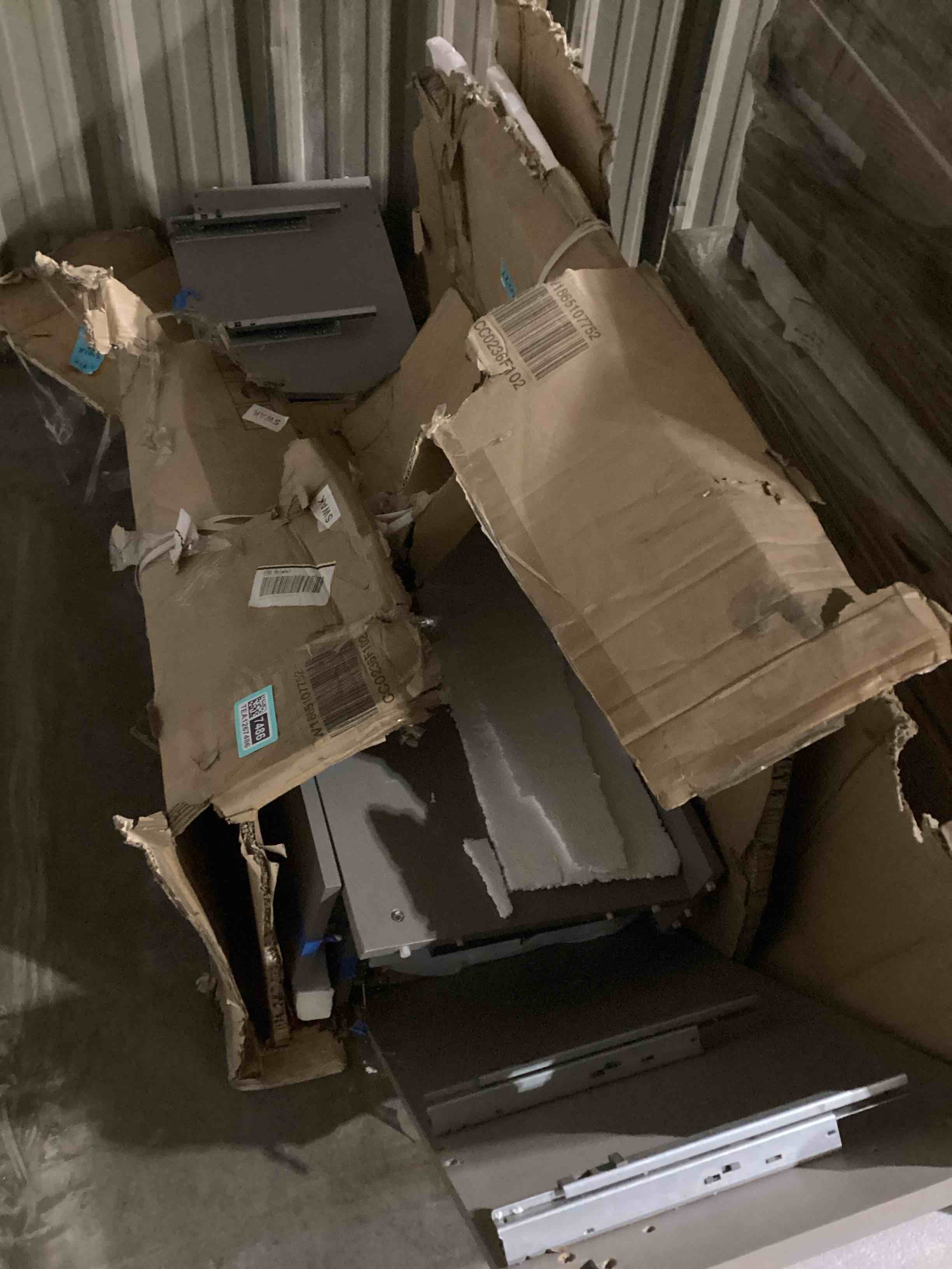 cabinet pieces, missing parts, pieces only