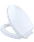 toto ss113#51 transitional softclose round toilet seat, white 