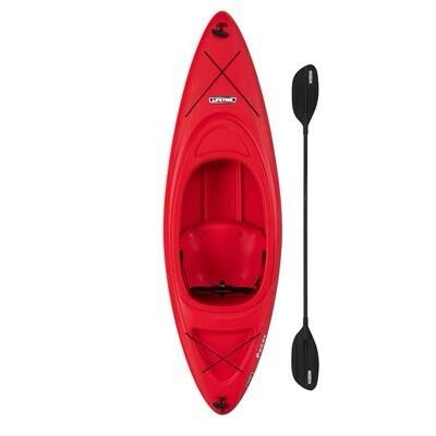 Lifetime Pacer 8 ft Sit-Inside Kayak in Fire Red